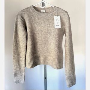 Joie grey cashmere knit sweater